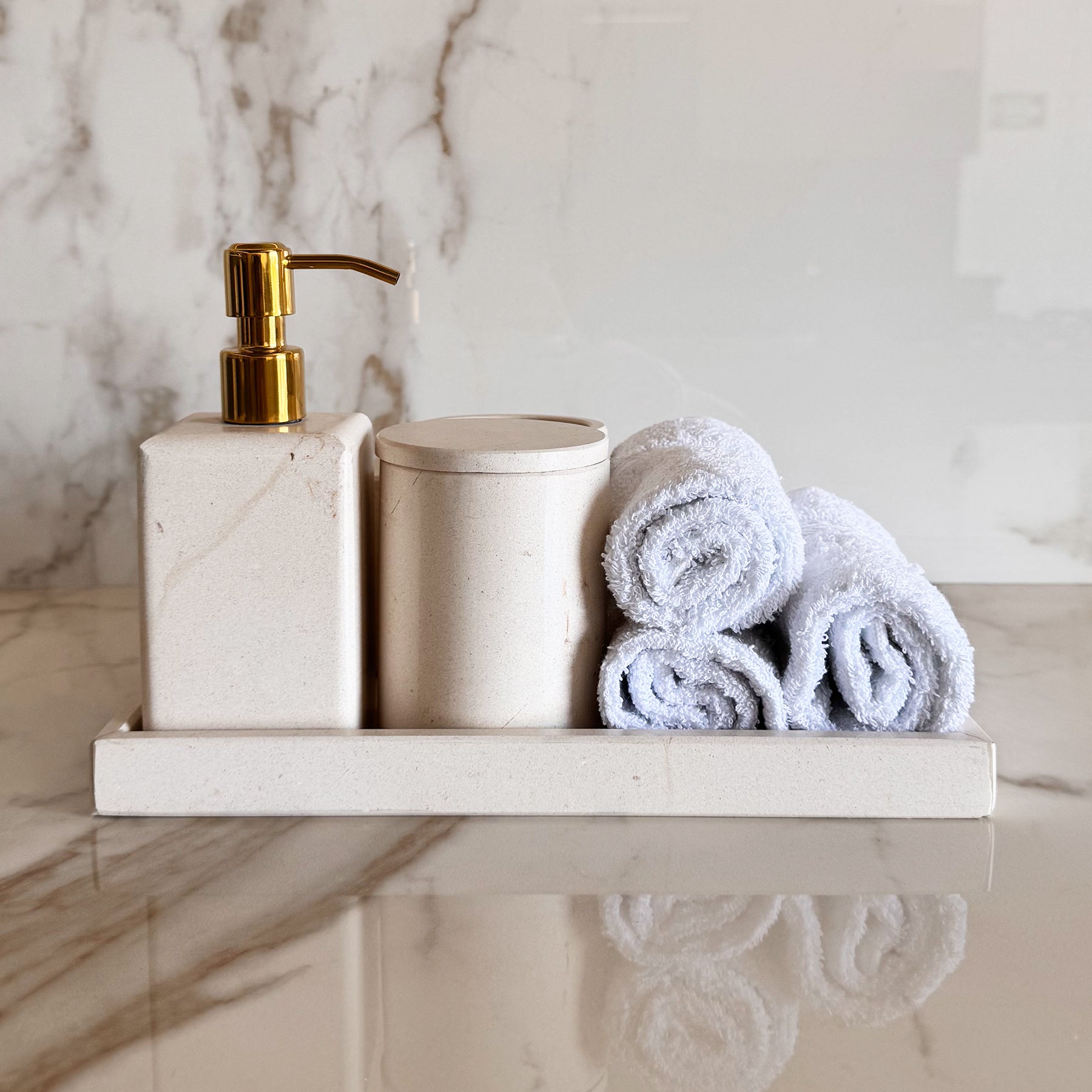 Kit de Baño Crema